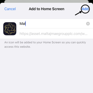 Add to Home Screen